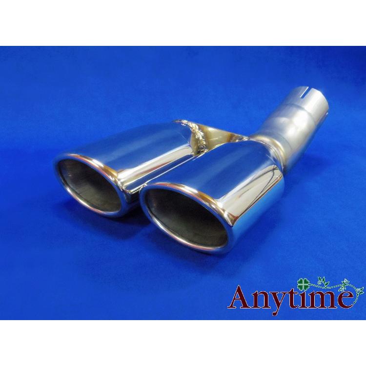 高品質ステンレスマフラーカッター ZVW5# プリウス オーバル型デュアル