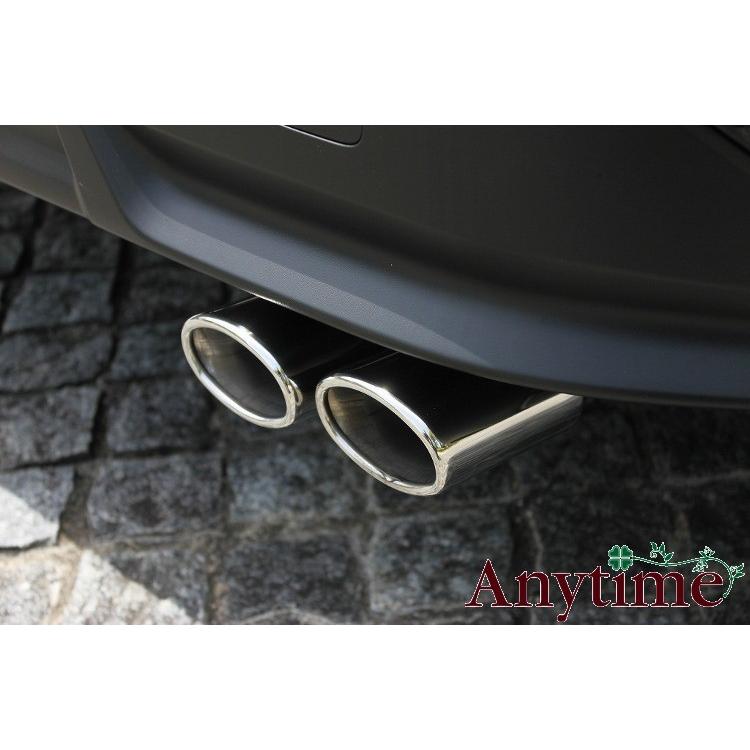 高品質ステンレスマフラーカッター ZVW5# プリウス オーバル型デュアル