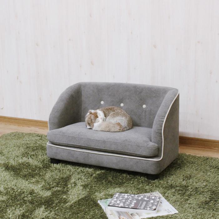 ペットベッド 犬 小型犬 猫 高級ソファー風 快適 引っかきキズに強い特殊生地を採用！ シンプルで可愛らしいデザインのペットソファー PSO-1356｜anytyme03｜03
