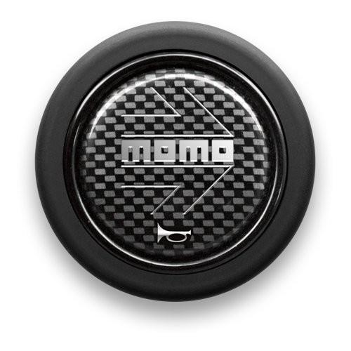 MOMO（モモ） 正規品 ホーンボタン CARBON SILVER カーボン シルバー