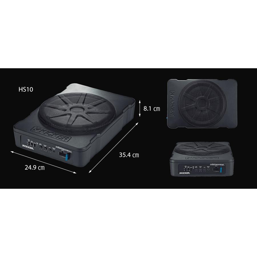 キッカー　HS10　ウーハー KICKER キッカー HS10 HIDEAWAY パワードサブウーハー : ルロワ