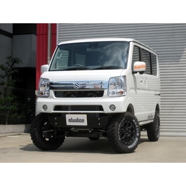 スズキ エブリィ バン DA17 プラスラインフロントバンバー FRP シルバー スズキ エブリィ バン DA17 プラスラインフロントバンバー FRP