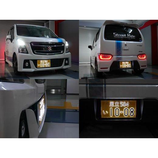 RG RACING GEAR 字光式LEDナンバープレート 軽自動車専用 ライト
