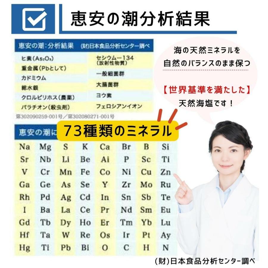サンプル付き!】 恵安の潮 1kg × 2袋セット お徳用パック サンプル付き!】 恵安の潮 1kg × 2袋セット お徳用パック