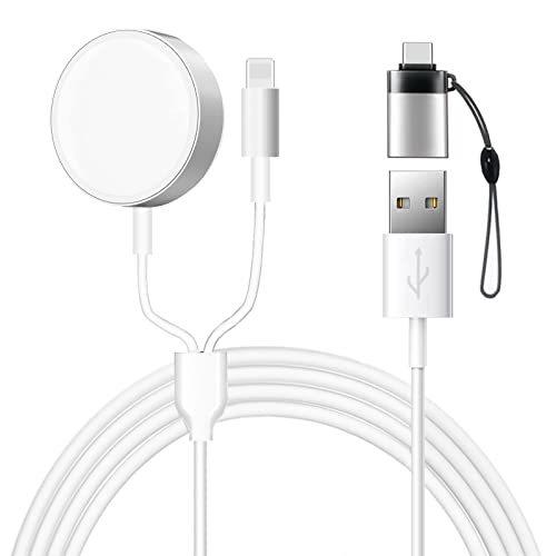 Ausrann Apple Watch 用充電器 ケーブル iWatch アップルウォッチ 充電器 Watchとphone同時充電 USB Type