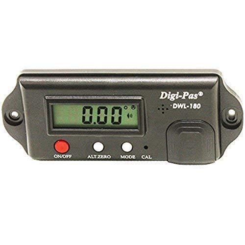 芸能人愛用 デジタル水平器 Digi-Pas 水準器 0.05度 DWL180 ネジ固定式 傾斜計 角度計 角度計、水平器、水準器