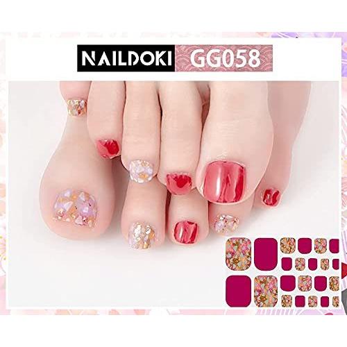 予約受付中 ネイル Naildoki Naildoki 6種類 損傷のない 足の爪 ネイルシール ネイルステッカー ネイルラップ ネイルアクセサリー リアルネイルジェールステッカー 女性 Www Threeriversofs Com