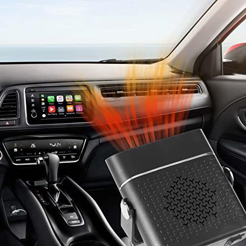 最大61 オフ Natsumi 車載ファンヒーター カーヒーター 除霧器 車用ヒーター 2in1 暖房 ガラス凍結防止 霜取り 360 回転 静音 上下に調整 温風機 Cisama Sc Gov Br