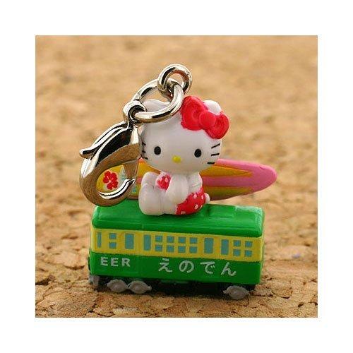 【ご当地キティ】 江ノ電キティファスナーマスコット