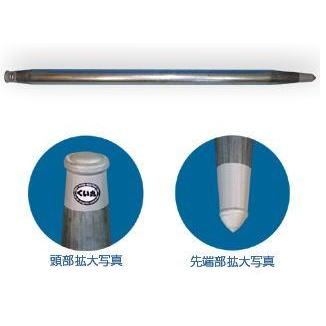 単管杭 くい丸 打ちこみ専用鋼管材 直径48.6mm 長さ 1100mm 君岡鉄工