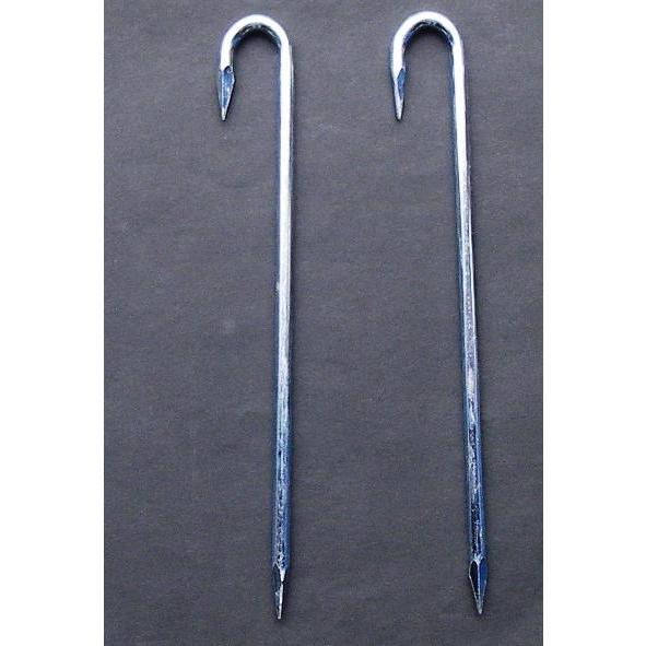 駐車場用ライン引きロープ止ピン 仮区画線引き用ロープ止金具 １０本セット 長さ 280mm F8mm Ather6c 安全 サイン8 通販 Yahoo ショッピング