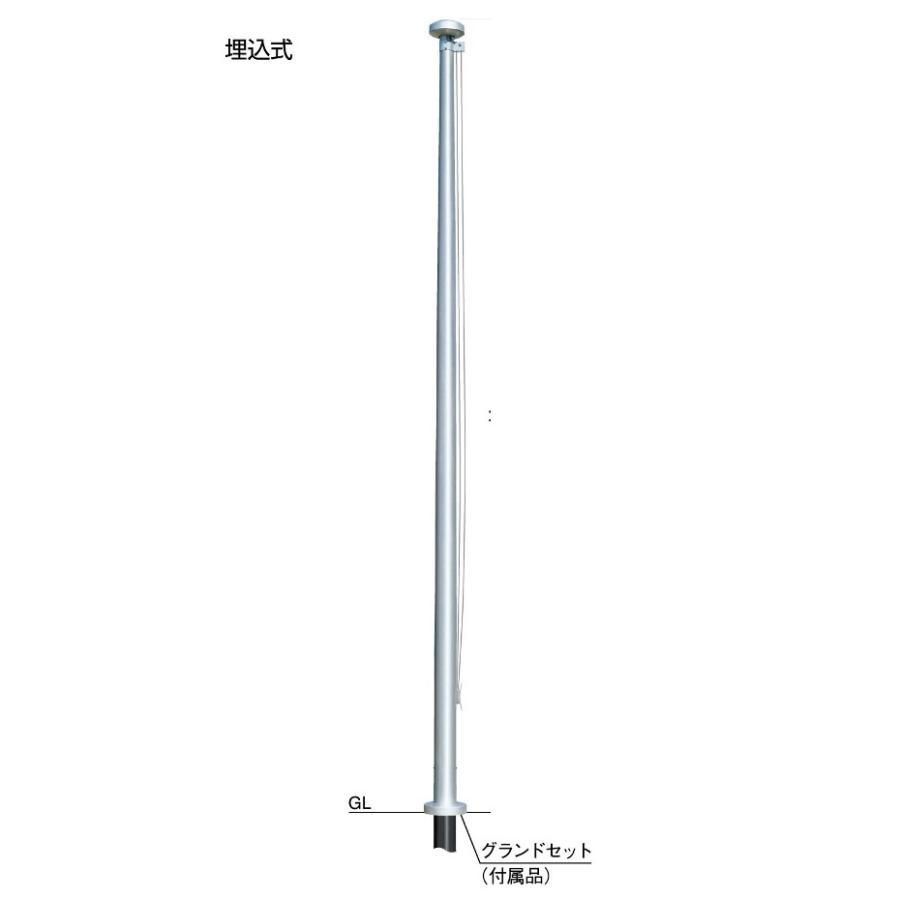 ポール　12m アルミポール ポール 12m アルミポール