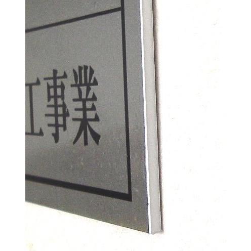 建設業の許可票 事務所用 文字記入 約H346×W422mm シルバー地 建設業の許可票 事務所用 文字記入 約H346×W422mm シルバー地