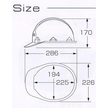 墜落時保護(スチロール入り）ヘルメット　レジャー・防災・工事用　５個セット　FF-1F5｜anzen-signshop｜04