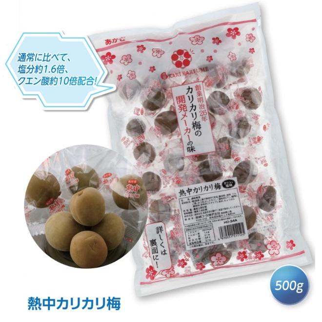 熱中症対策 国産 熱中カリカリ梅 500g 40粒 Ho 34a Ho 34a 安全 サイン8 通販 Yahoo ショッピング