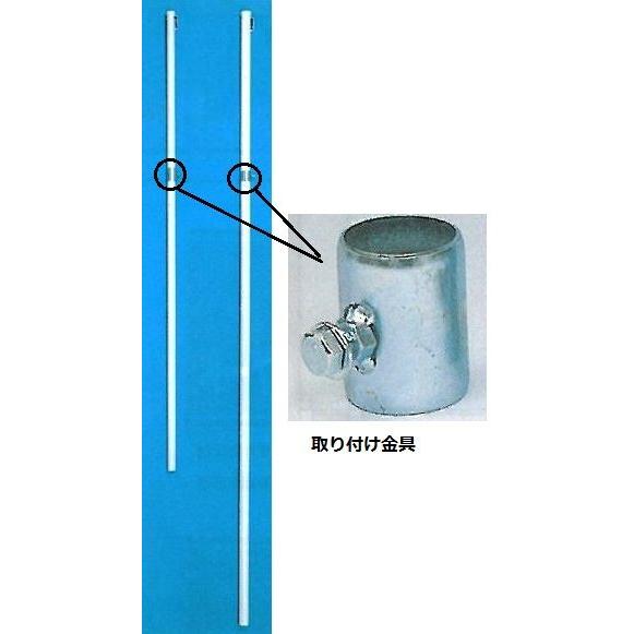 「敷地内に無断で立入らないでください」表示板 600×300mm 鋼管支柱付き φ31.8×1.8m(KH-18)【大型商品 個人名配送不可】｜anzen-signshop｜03