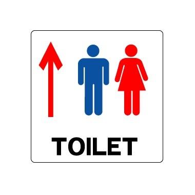 トイレ表示 ピクトサイン 男女 矢印 ステッカータイプ 150 150mm 送料300円 ゆうパケット対応 Pikuto5s 安全 サイン8 通販 Yahoo ショッピング