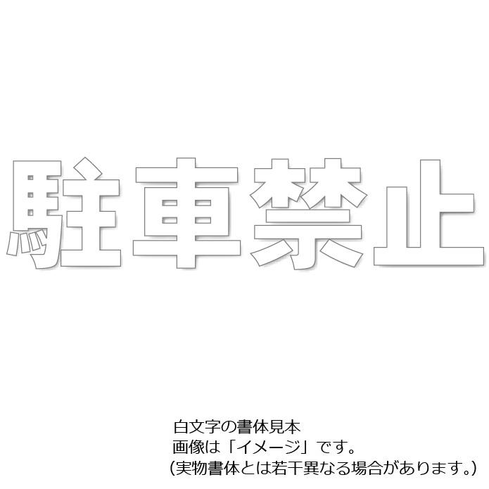 駐車場用路面表示シート 駐車禁止 白色 大 500 500mm 5 043w 駐車場用文字シート Prain16 W1 安全 サイン8 通販 Yahoo ショッピング