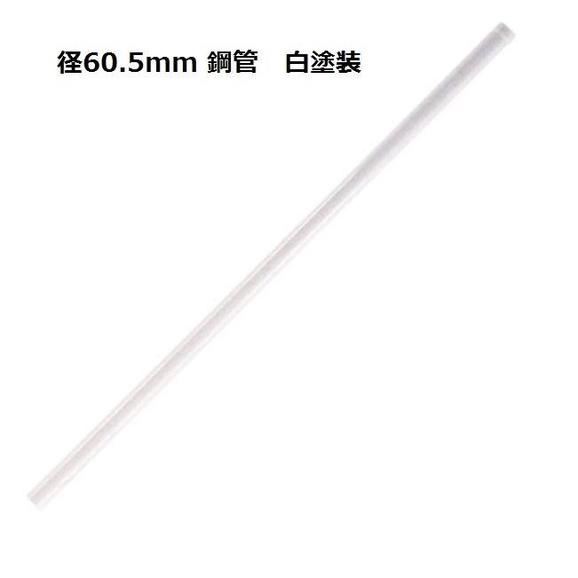 ポール 鋼管支柱 白塗装 F60 5 L 3000 大型商品 S P 605 30 安全 サイン8 通販 Yahoo ショッピング