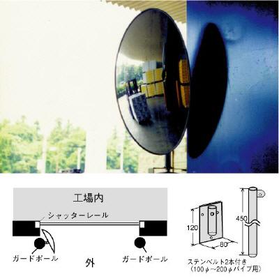 ユニット　UNIT　869-62　フォークリフト出口ミラー　ポール用