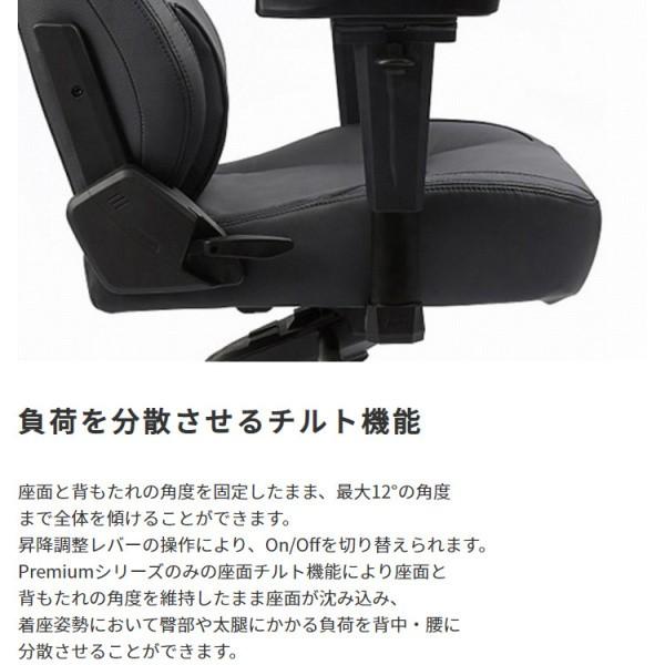 AKRacing ゲーミングチェア デスク チェア 本革 フルフラット リクライニング 昇降 肘置き チルト機能 ストッパーキャスター ワーク パソコン イス 送料無料_9