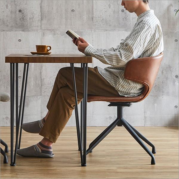 ダイニング3点セット テーブル、回転チェア2脚 ダイニング 3点セット 幅75cm ダイニングテーブル 回転式 チェア 2脚