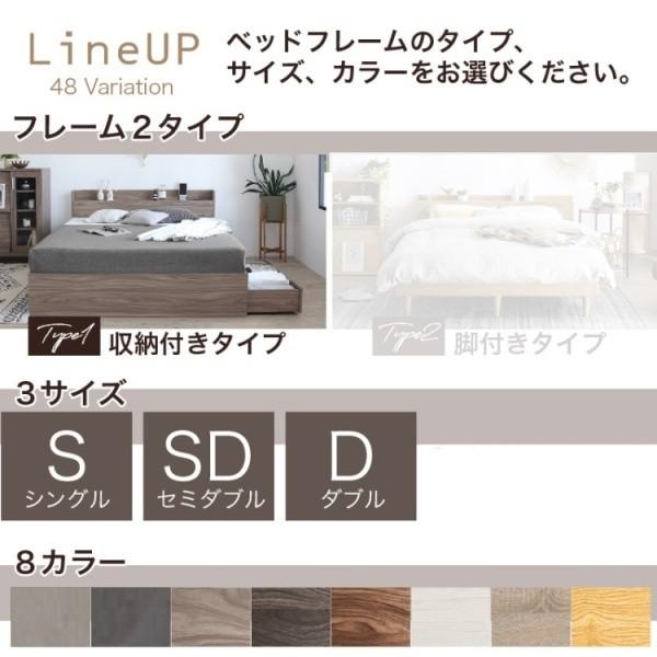 組立 設置サービス付 チェスト セミダブル ベッド フレーム 単品 キャスター付 引き出し ヘッドボード 宮 棚 コンセント ベッド下 収納 送料無料 ※フレーム単品_10
