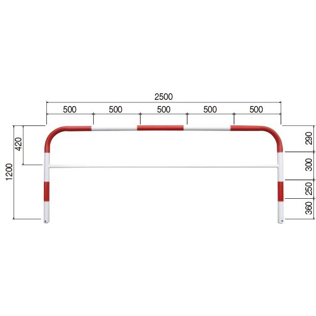 カーストッパー　カーストッパー　赤・白　W2500｜835-304