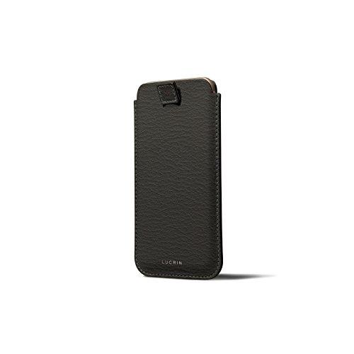 ルクリン-iPhone SE 2020/iPhone 8/iPhone 7ウルトラスリムコンパチブルスリーブ%カーマ%保護ソフトケースプルアップストラップ付き-マウスグレー-山羊革 ルクリン iPhone SE 2020/iPhone 8/iPhone 7ウルトラスリムコンパチブルスリーブ%カーマ%保護ソフトケースプルアップストラップ付き マウスグレー 山羊革