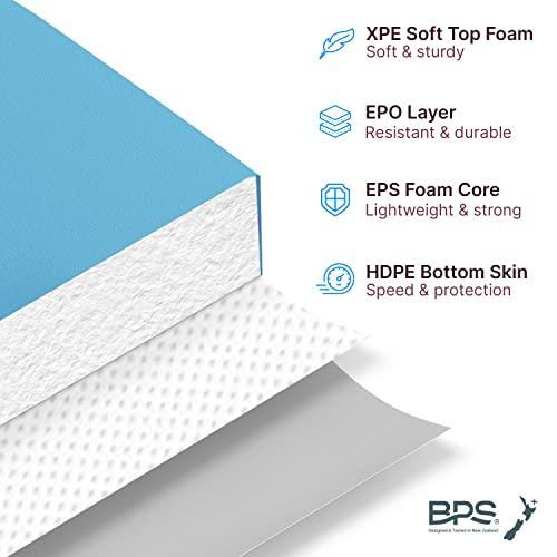 子供と大人のためのWave 41"ボディボードを所有-HDPEスリックボトム&EPSコア-ビーチとサーフィンのための軽量ボディボード-コイル状アームリードとフィンリ