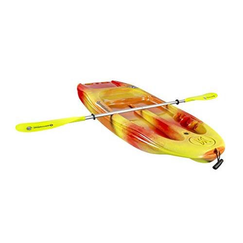 （新品,未開封） Perception Kayaks Hi Five|Sit on Top Kids Kayak for Kids最大120 Lbs。|パドル付きユースカヤック|6フィート6インチ|サンセット 【G2187022137】(76349円)