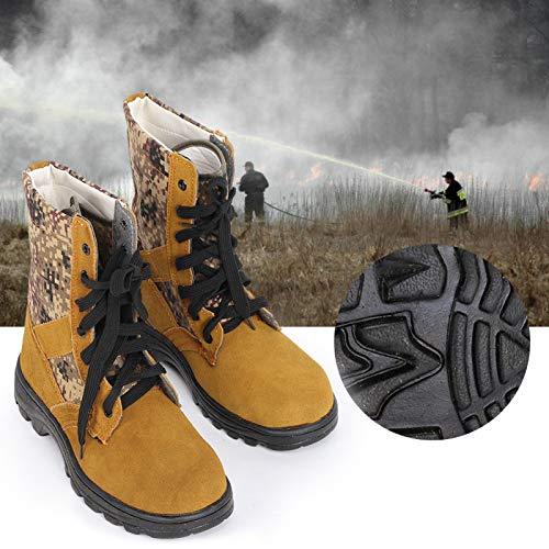 未使用の新品です 消防長靴、プロ用防水長靴、男性用ワイルドランド戦略消防士消防安全長靴 (44-44)