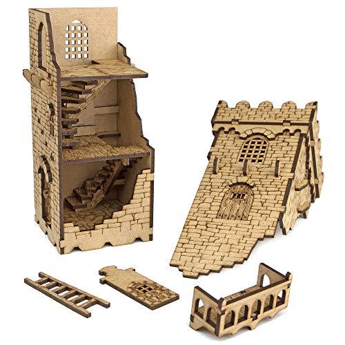 [大特価] TowerRex Dungeon DND Terrain 28 mm Terrain D&D テーブルファンタジーミニチュアウォーハンマーパスファインダー卓上 【KUE6525009113】(22779円)