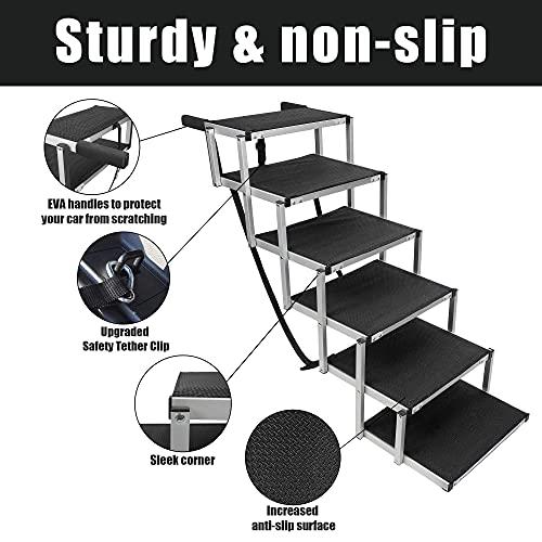 maxpama折りたたみ式ドッグカーランプ (大型犬用可搬式アルミフレーム付き) % (笑) 折りたたみ式ペット用ステップ階段 (ハイベッド用滑り止め付き) % (笑) Kenyone ペットカート 折りたたみ 犬用ペットベビーカー 4輪 軽量コンパクト 多機能 犬用ベビーカー 小型犬 中型犬 猫 介護 散歩 HO1651532957(14718円)