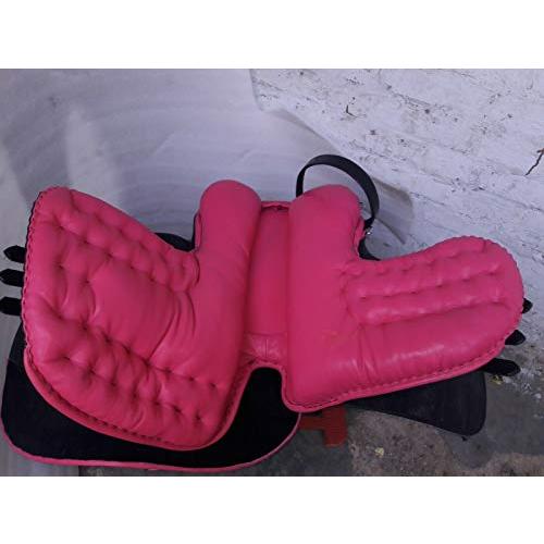 2026年 レザーライド革イングリッシュサイドサドル (ピンク/ブラック) 【DG1631791821】(56967円)