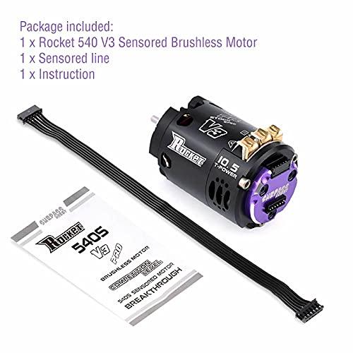 540 Brushless Sensored 13.5T Motor - Surpass Hobby Rocket V3 – RC