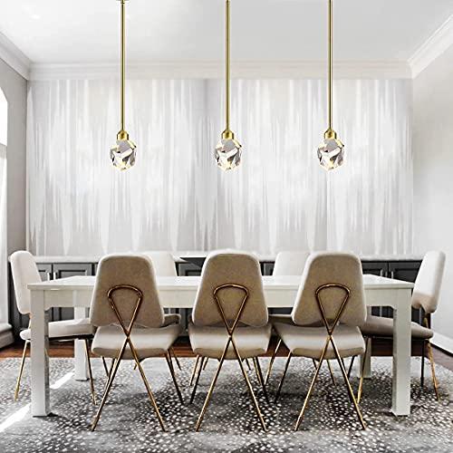 アントラムライフ1ライトモダンクリスタルペンダントライトゴールドブラッシュ仕上げ5 W一体型LEDミニ吊りペンダントライト器具金属棒天井シングルペンダン 大光電機 調色シーリング DCL41115 X1590812049(14177円)