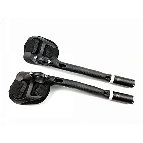 バイクエアロバーマウンテンバイク・ロードバイク用フルカーボンバイクレストハンドルバートライバー黒自転車TTハンドルバーグラバースタイルトライアスロン バイクエアロバーマウンテンバイク mm