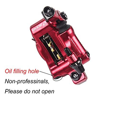 HB-100 MTBライン引き油圧ディスクブレーキキャリパーメカニカルディスクブレーキユニバーサルキャリパーアダプター (1組赤) HB MTBライン引き油圧ディスクブレーキキャリパーメカニカルディスクブレーキユニバーサルキャリパーアダプター 1組赤 良好な感度 実用