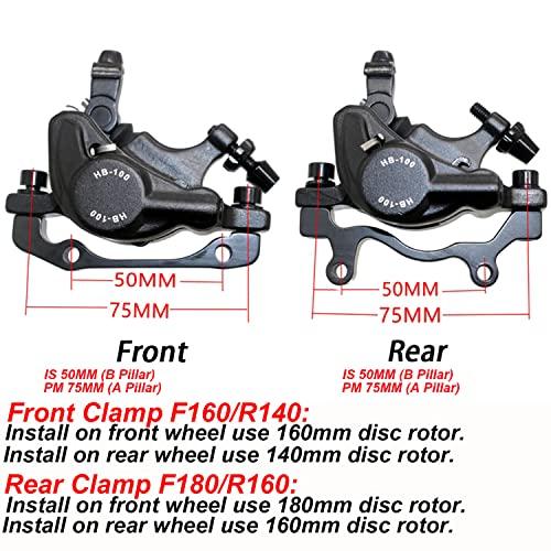 HB-100 MTBライン引き油圧ディスクブレーキキャリパーメカニカルディスクブレーキユニバーサルキャリパーアダプター (1組赤) HB MTBライン引き油圧ディスクブレーキキャリパーメカニカルディスクブレーキユニバーサルキャリパーアダプター 1組赤 良好な感度 実用