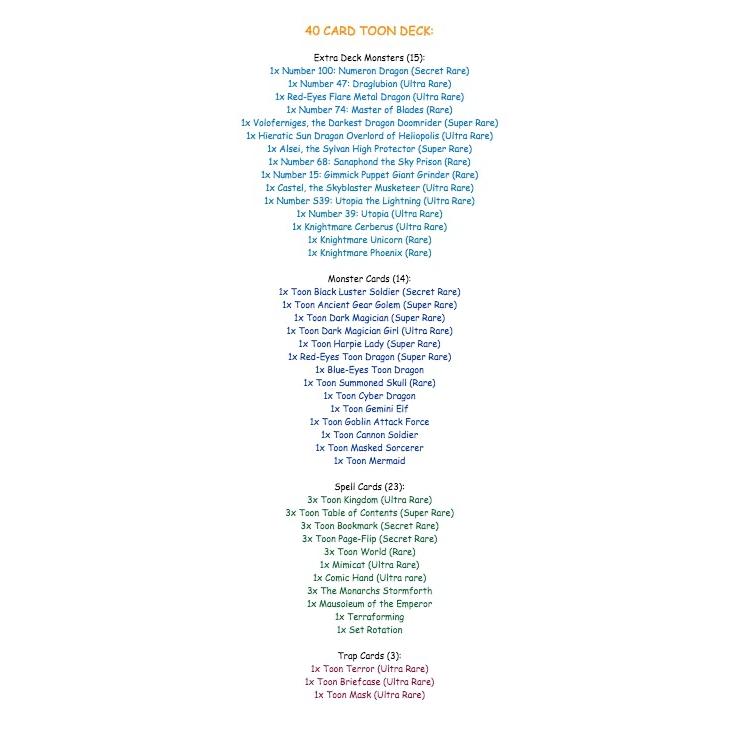 美品 遊戯王 トゥーンデッキ 【RIZ1240989555】(43324円)