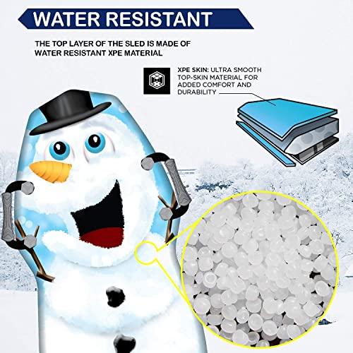 RYDR 36インチクラシックスノースライダーソリ-キッズ冬用フォームソリ滑降トボガン冬用ソリプラスチックそりボード極フォーム子供用ヘビーデューティレーサ RYDR 36インチクラシックスノースライダーソリ