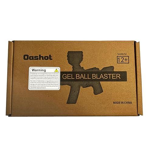 Oashot電動ジェル水玉ブラスター屋外活動用シューティングチームゲーム用玩具ジェルボールビーズ付き-環境に優しいジェルビーズ大人のおもちゃ14歳以上 Oashot電動ジェル水玉ブラスター屋外活動用シューティングチームゲーム用玩具ジェルボールビーズ付き 環境に優しいジェルビーズ大人のおもちゃ14歳以上