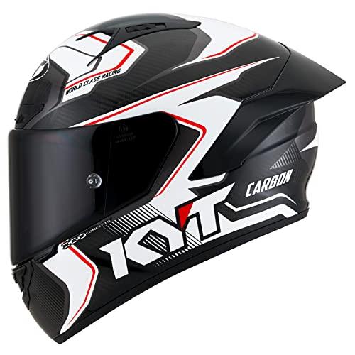 KYT NZRace Carbon Racing Helmet with Clear Visor Premium Quality Full