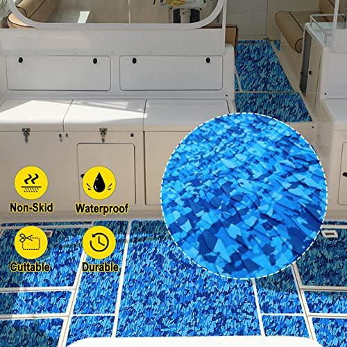 Hjdeck Non Slip Surfboard Traction Pad Deck Grip Matt Sea Deck Boat