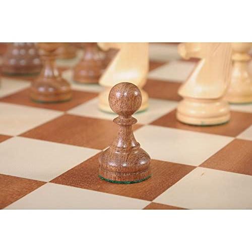 【訳あり品】 クイーンズ・ギャンビットにインスパイアされたチェスセット、ボックス、ボードの組み合わせ (ゴールデン・ローズウッド&ナチュラル・ボックスウッド) 【GM1814856593】(63359円)