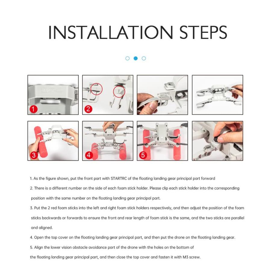 DJI Mini 3 PROランディングギア用、DJI Mini 3 PRO用ウォーターランディングギアフロート拡張キットエクステンダーレッグランディング高衝撃吸収ブラケット DJI Mini PROランディングギア用 PRO用ウォーターランディングギアフロート拡張キットエクステンダーレッグランディング高衝撃吸収ブラケット