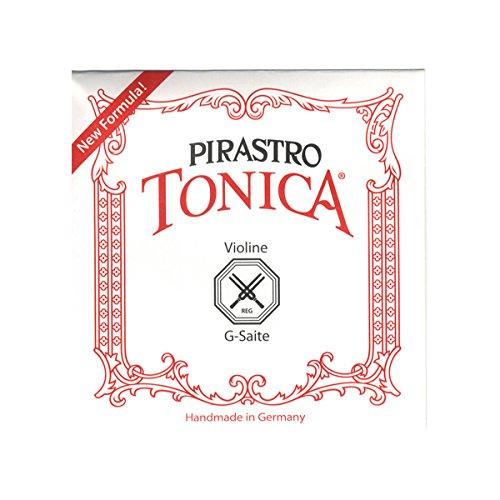 Tonica トニカ ヴァイオリン弦 G線 ナイロン 3/4-1/2 シルヴァー巻 4124