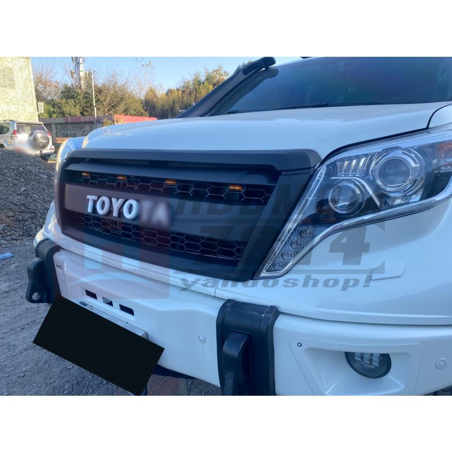 Seal限定商品 トヨタ ランドクルーザー プラド 14 18 フロント グリル ガーニッシュ マットブラック 外装 Toyota ロゴ 7色選択可能 1p Aynaelda Com