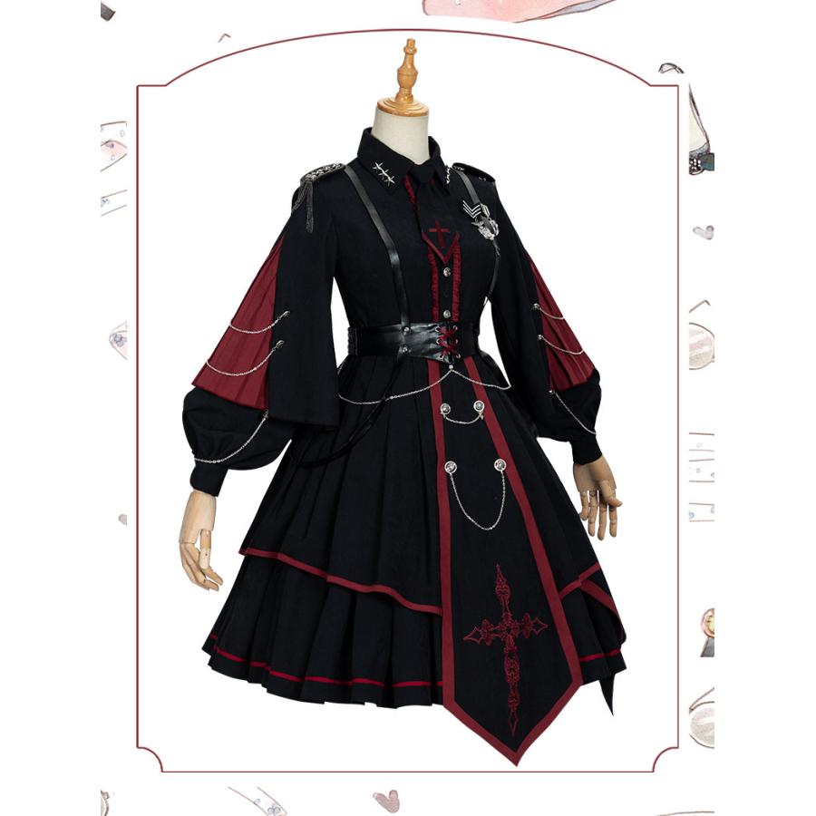Lolita系 ロリータ 軍服 ワンピース ゴスロリ セーラー服 ロリ 制服 学生服 萌え萌え 少女ウェア レディース 二次元ドレス 学園祭 文化祭 イベントpa14 Pa14 アオゾラ 通販 Yahoo ショッピング